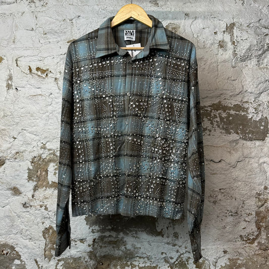 Vale Ocean Rhinestone Flannel
