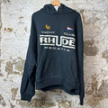 Rhude Regatta Balck Hoodie Sz XL
