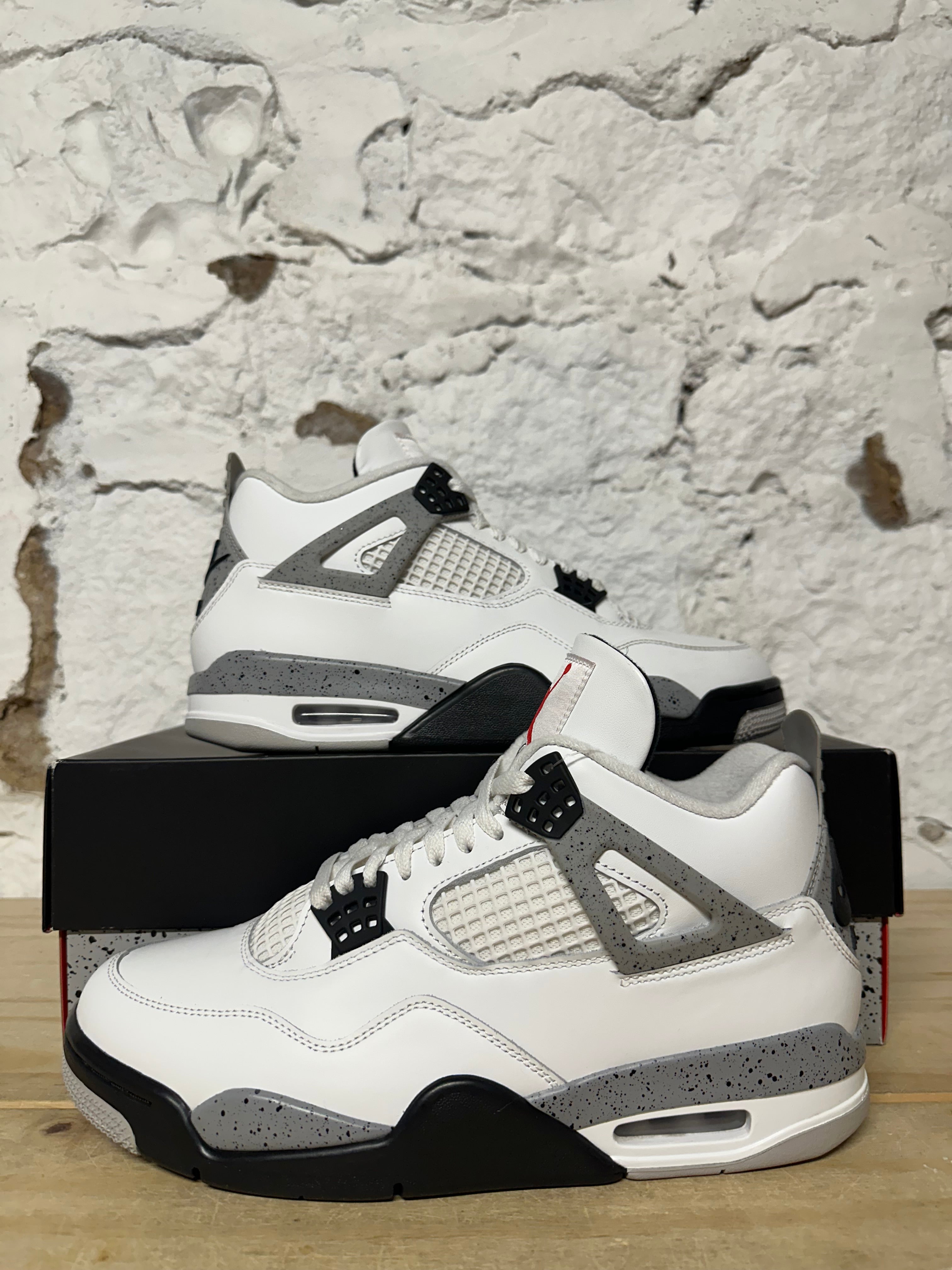 Air Jordan 4 White Cement Sz 9.5