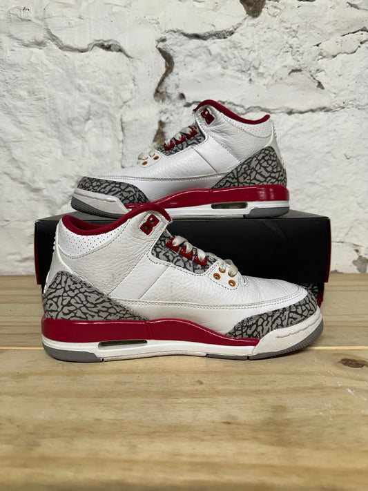 Air Jordan 3 Cardinal Sz 5.5Y
