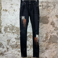 Amiri MA Drip Black Denim Jeans Sz 29
