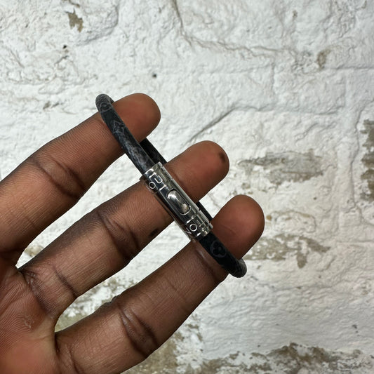 Louis Vuitton Graphite Clip Bracelet W/ Box