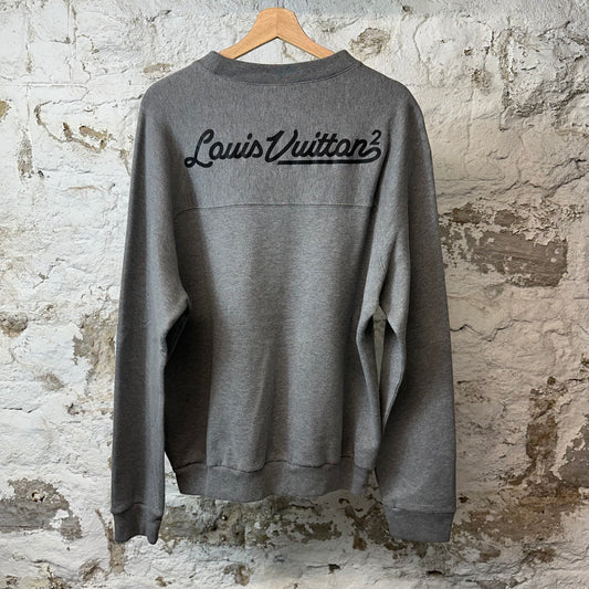 Louis Vuitton Human Made Crewneck Gray Sz XL