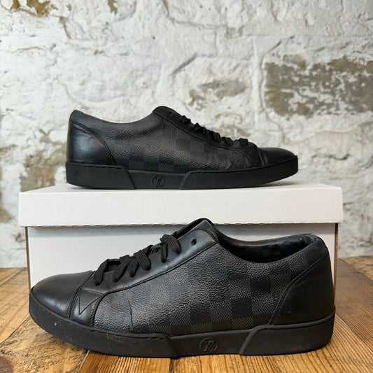 Louis Vuitton Graphite Match Up Sneaker Sz 9.5 (8LV)