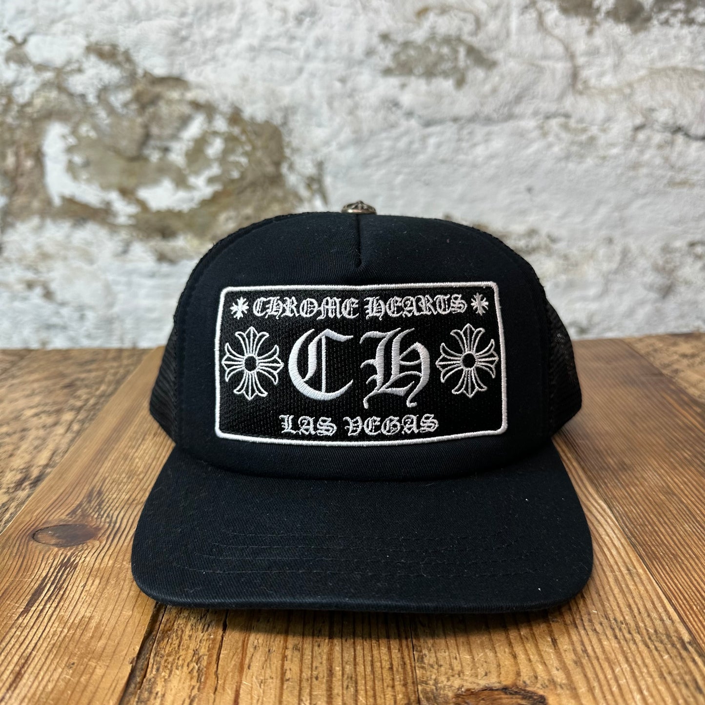Chrome Hearts Las Vegas Black Trucker Hat