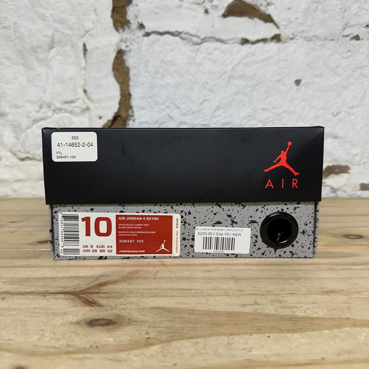 Air Jordan 4 White Cement (2012) Sz 10 DS
