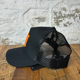 Amiri Orange AM Black Trucker Hat DS