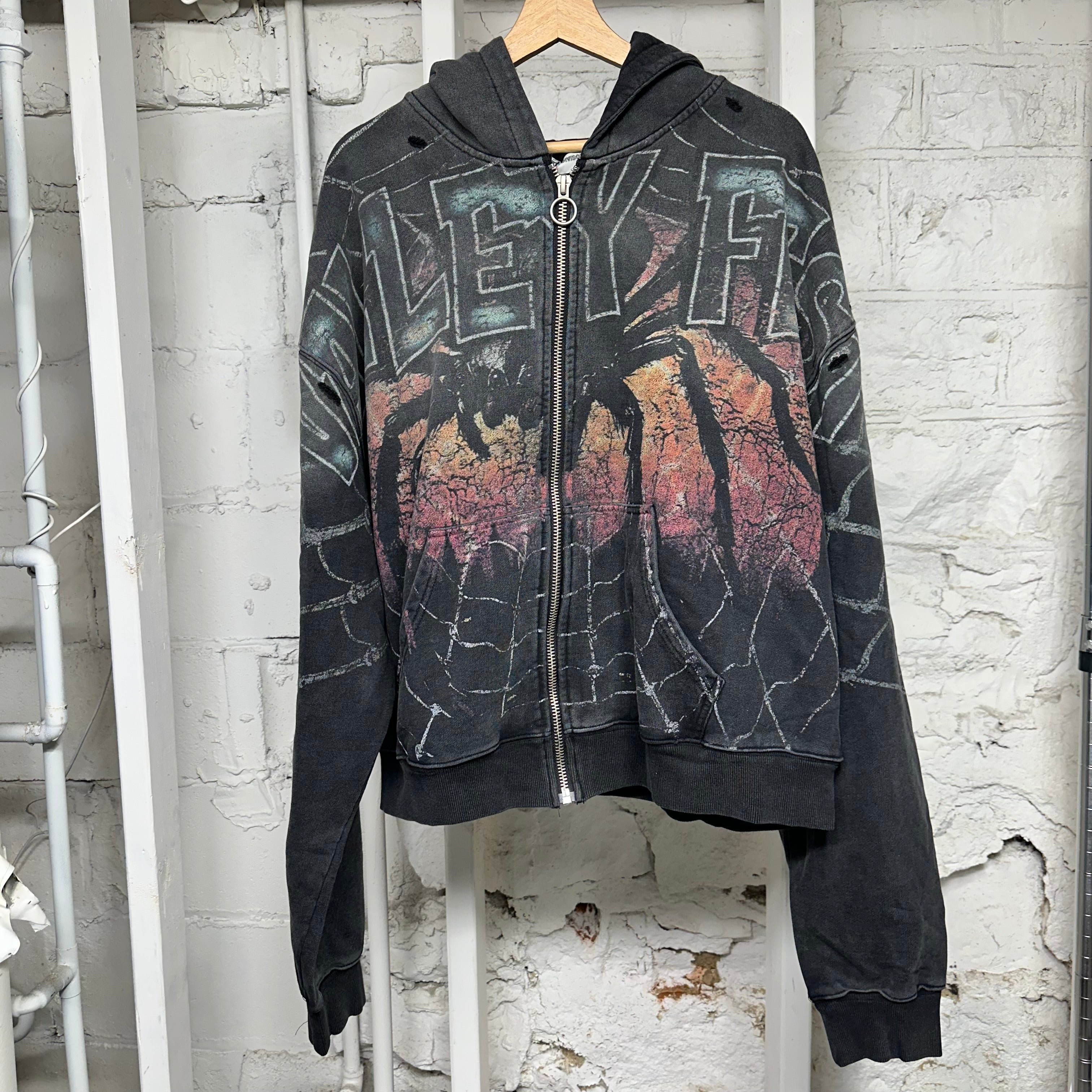 Vale Widow Zip Up Hoodie Sz XL
