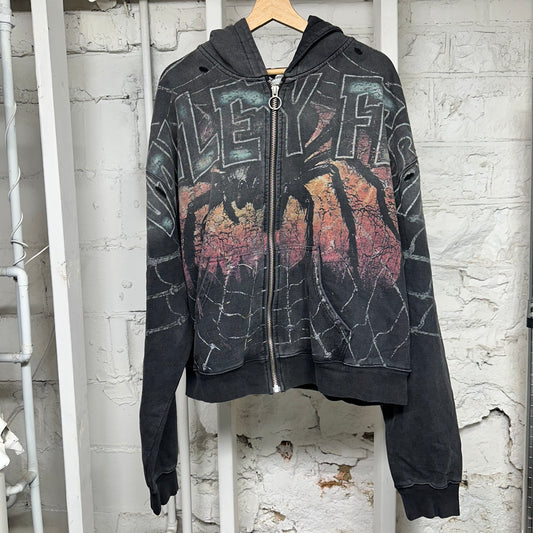 Vale Widow Zip Up Hoodie Sz XL