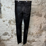 Amiri MX1 Brown Paisley Black Denim Jeans Sz (32)