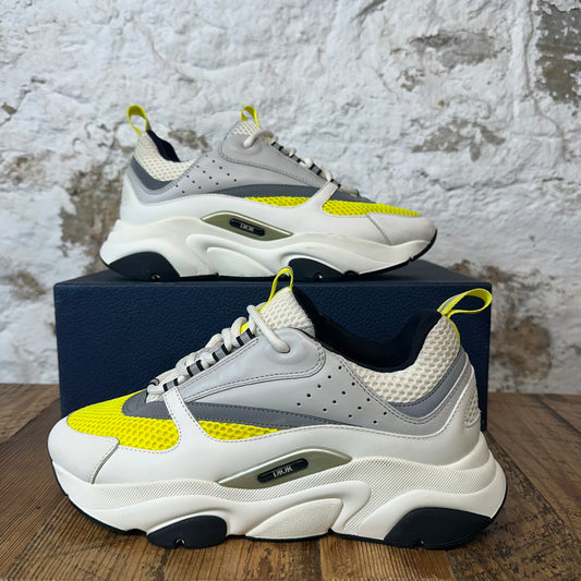 Dior B22 White Yellow Gray Sneaker Sz 9 (42)