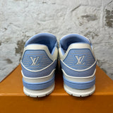 Louis Vuitton Blue Gradient Lace White Trainer Sz 12 (10.5LV)