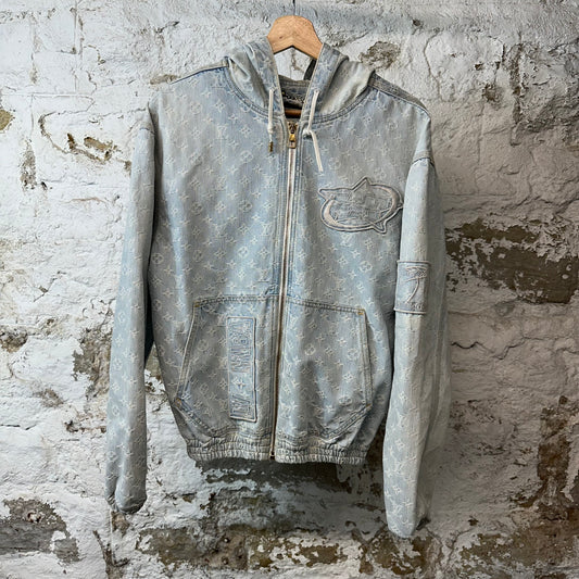 Louis Vuitton NBA Denim Monogram Jacket Sz S (46)