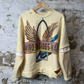 Who Decides War Ribbon Tour Cream Crewneck Sz XS