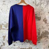 Gucci North Face Red Blue Split Crewneck Sz XL