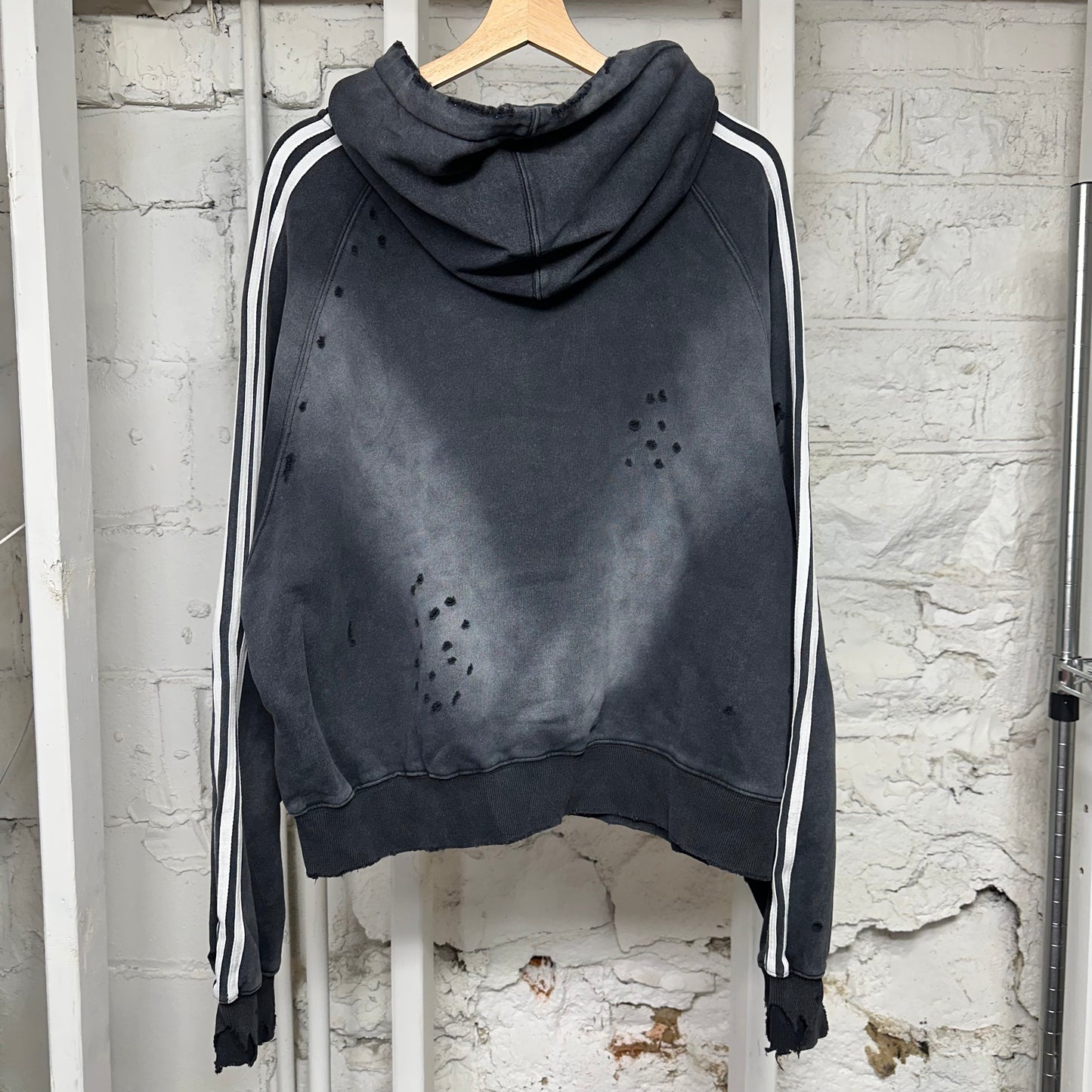 Vale Anthem Black Track Hoodie Sz M