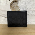 Gucci Black Monogram Bifold Wallet