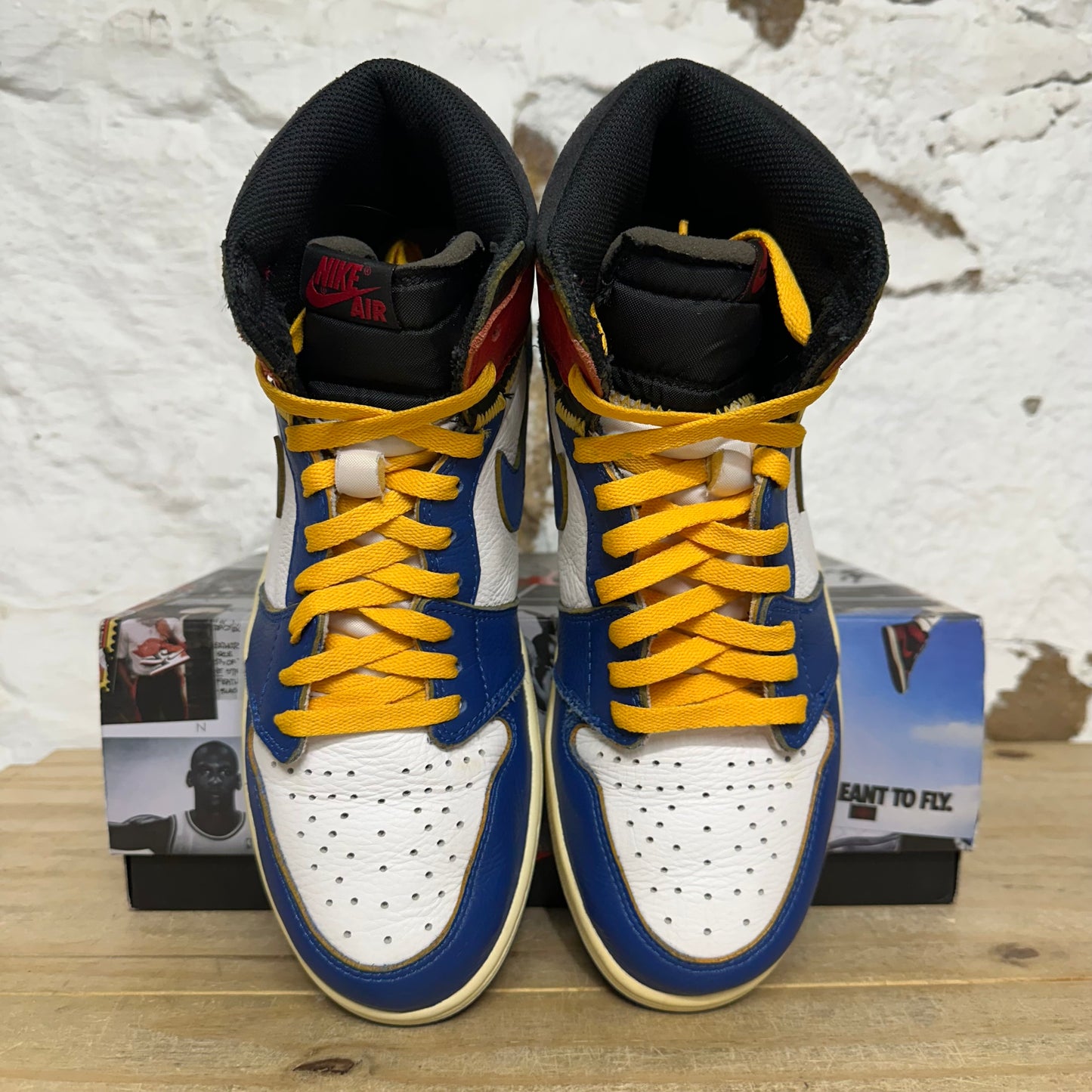 Air Jordan 1 High Union Los Angeles Storm Blue Sz 10.5