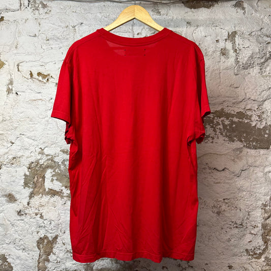 Amiri Gray Gradient Spell T-shirt Red Sz L