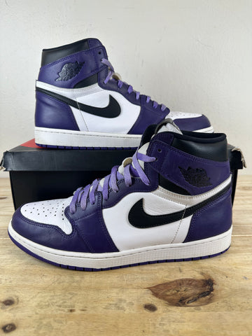 Air Jordan High 1 Court Purple Sz 13