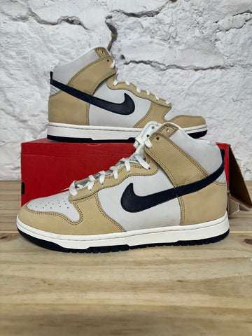 Nike Dunk High Obsidian Sesame Sz 9.5 (11W) DS