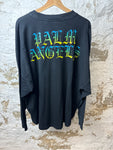 Palm Angels Yellow Blue Spell L/s Black Sz XXL