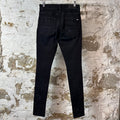 Amiri Knee Rip Shotgun Black Denim Jeans Sz 29
