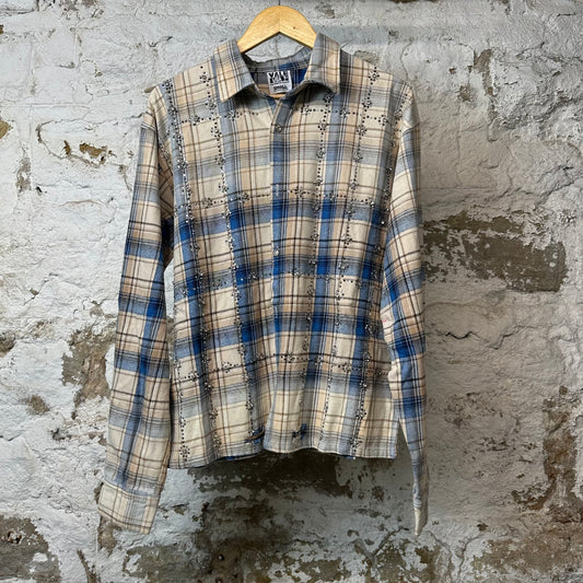 Vale Skyfall Rhinestone Button Up Flannel
