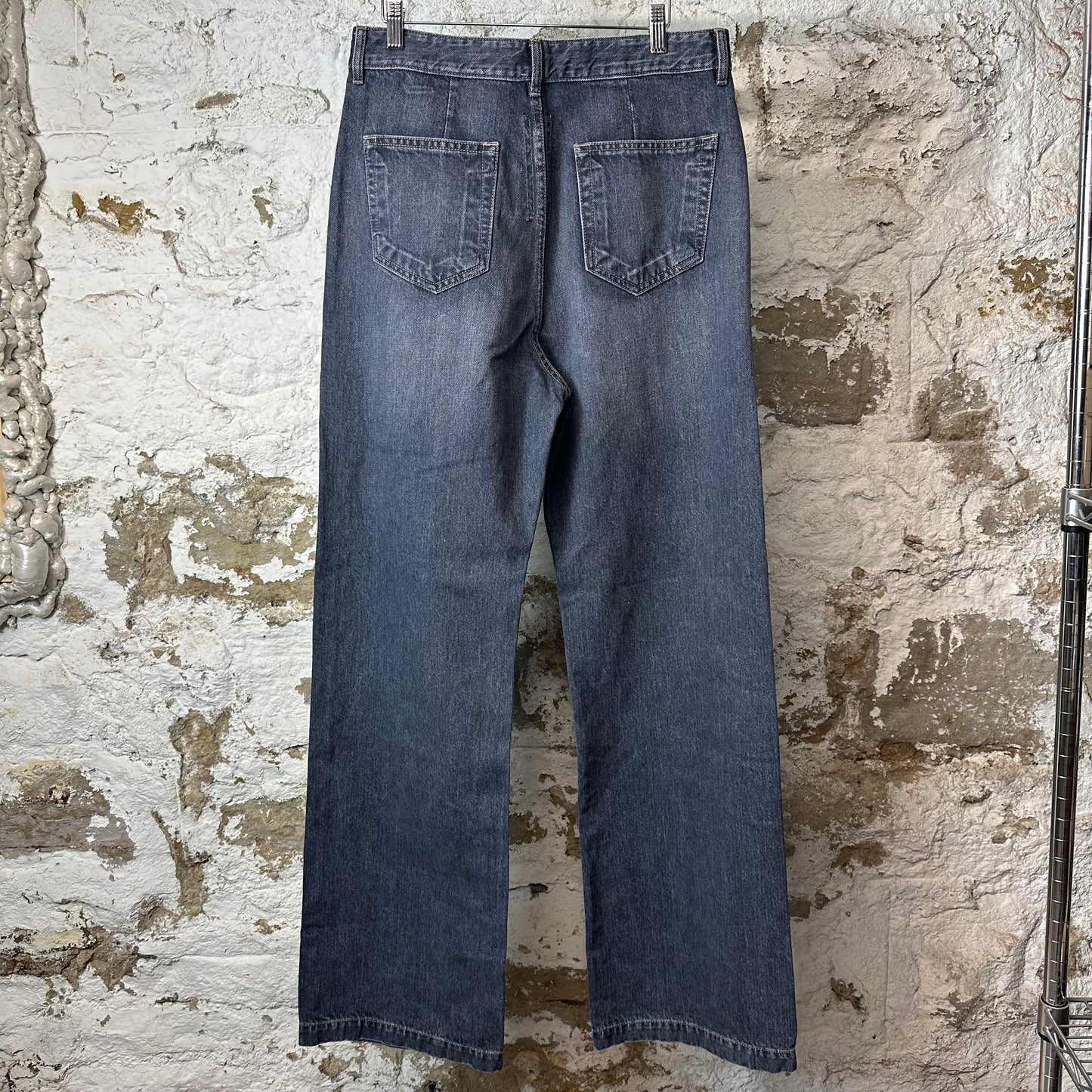 Rick Owens GETH Washed Grey Denim Jeans Sz 30 DS