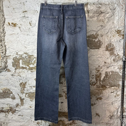 Rick Owens GETH Washed Grey Denim Jeans Sz 30 DS