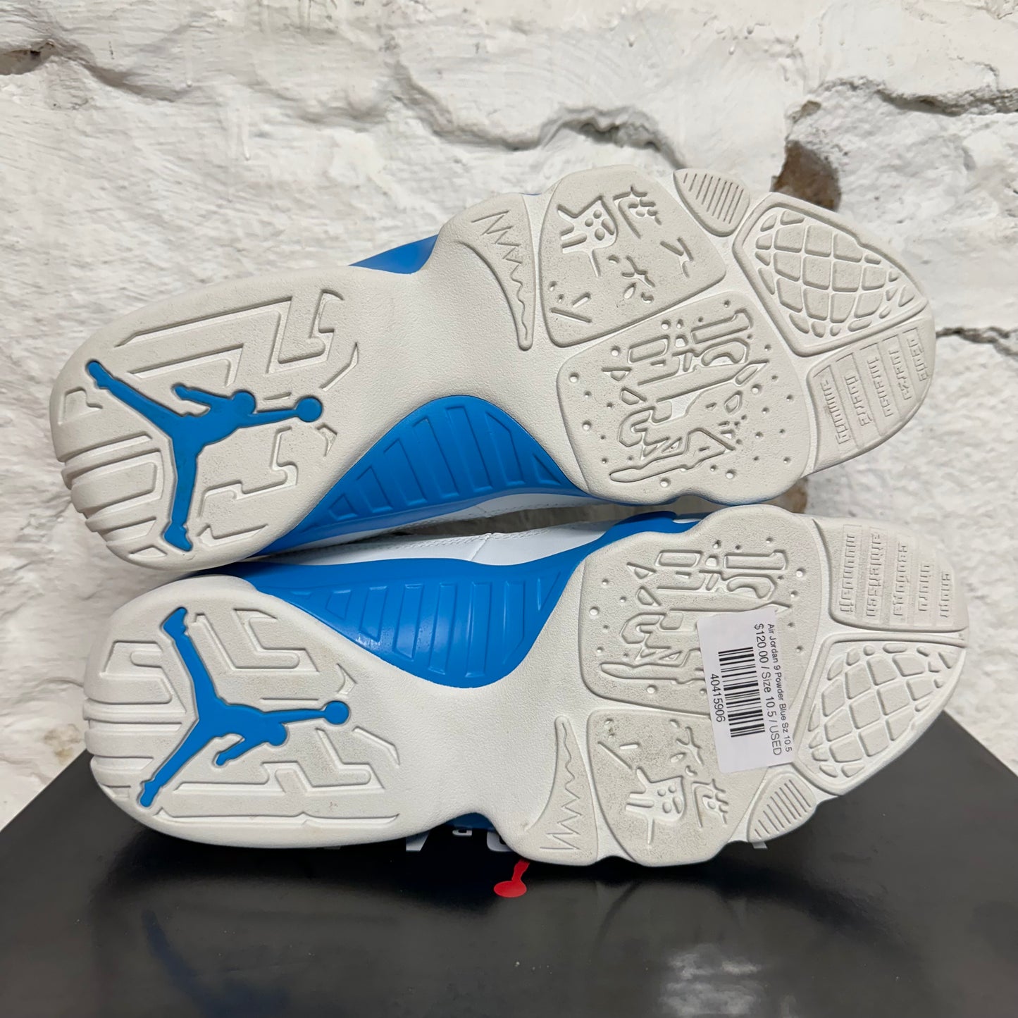 Air Jordan 9 Powder Blue Sz 10.5