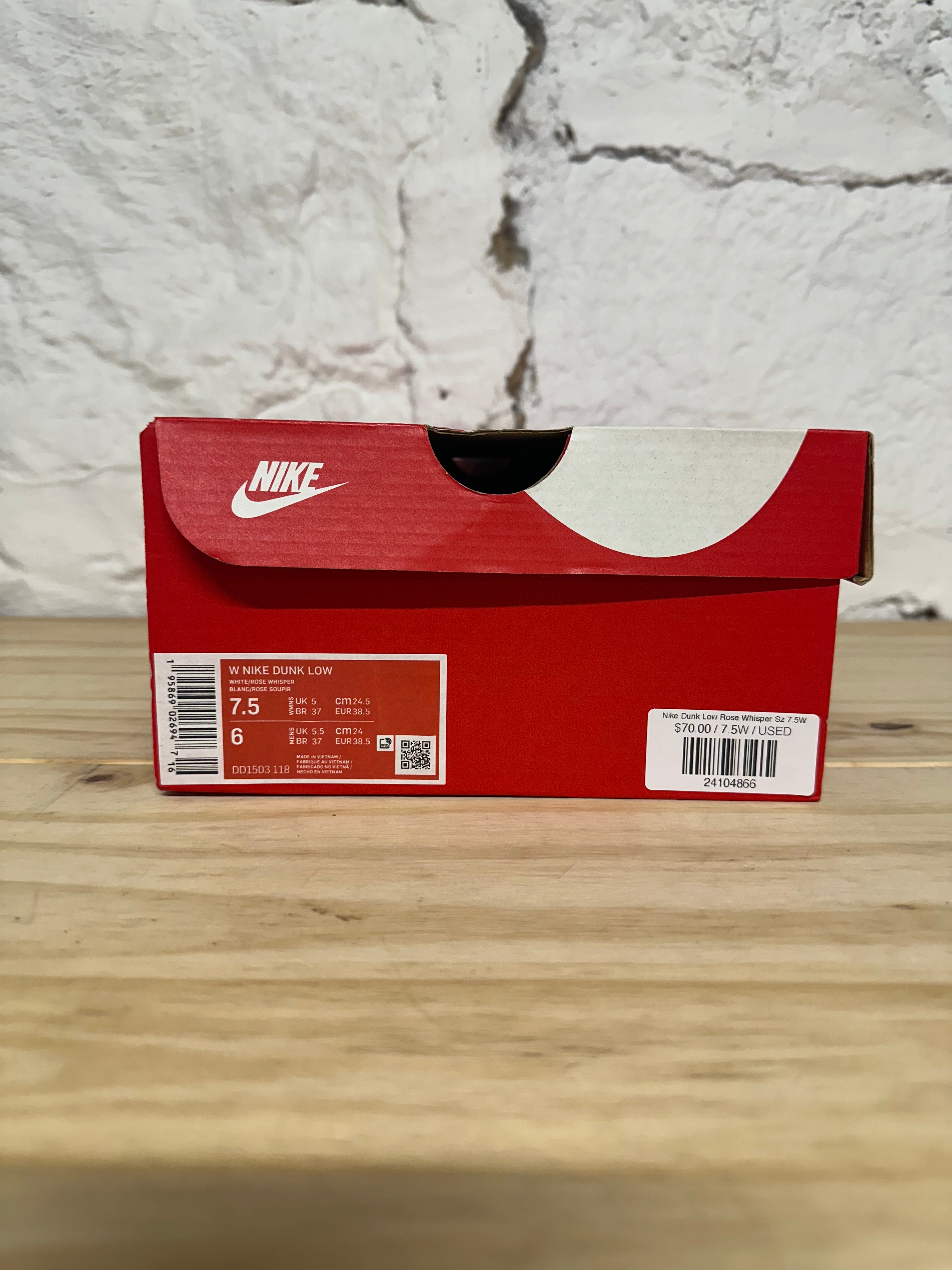 Nike Dunk Low Rose Whisper Sz 6(7.5W) – The Gallery Online
