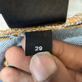 Amiri Plain Indigo Blue Denim Jeans Sz 29