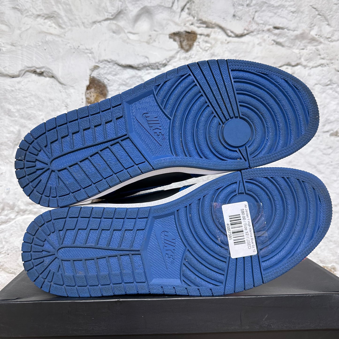 Air Jordan 1 High Dark Marina Blue Sz 12