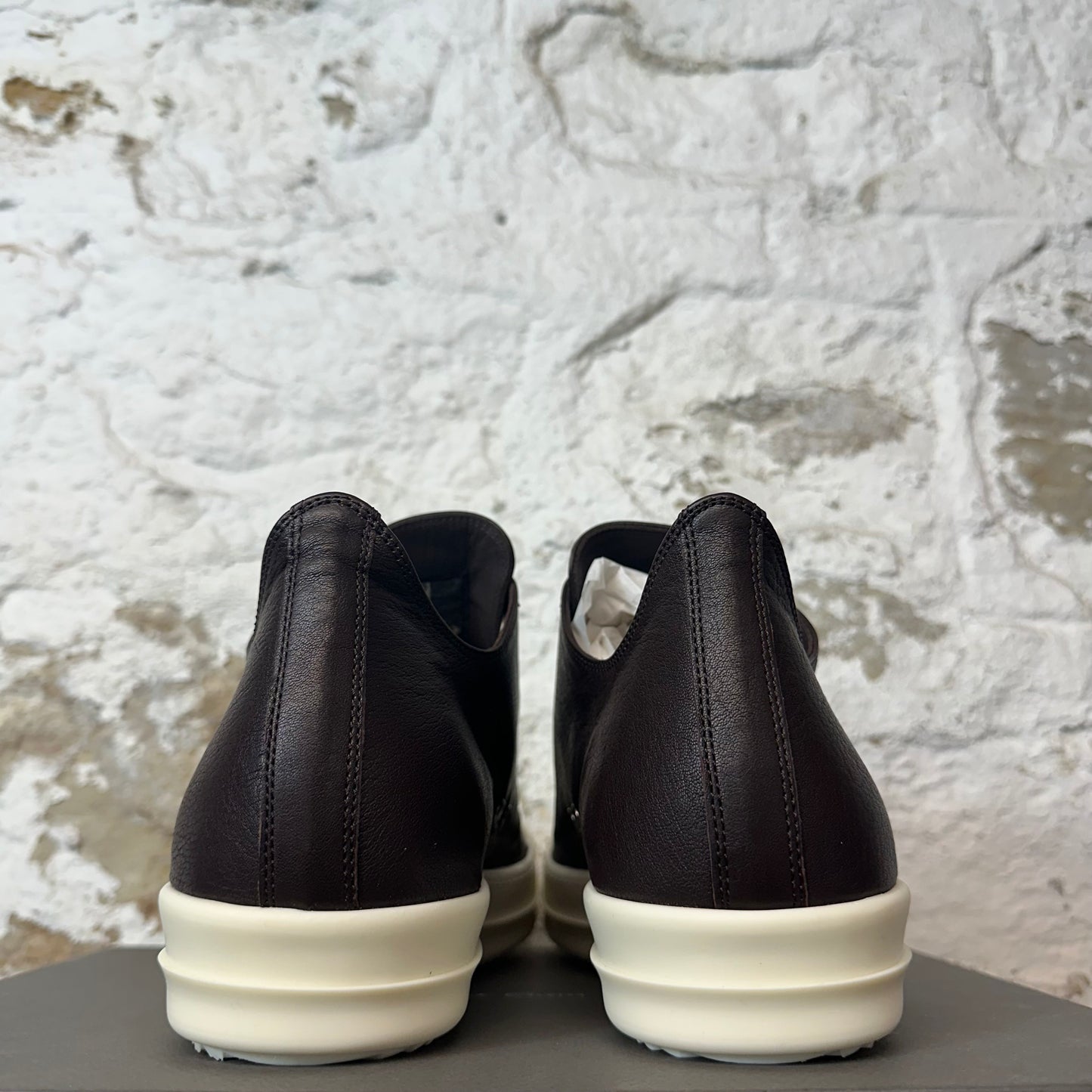 Rick Owens Hollywood Mahogany Milk Sneaker Sz 11.5 (44.5) DS