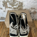 Rick Owens Jumbo Lace Pentastich Black Milk Sneaker