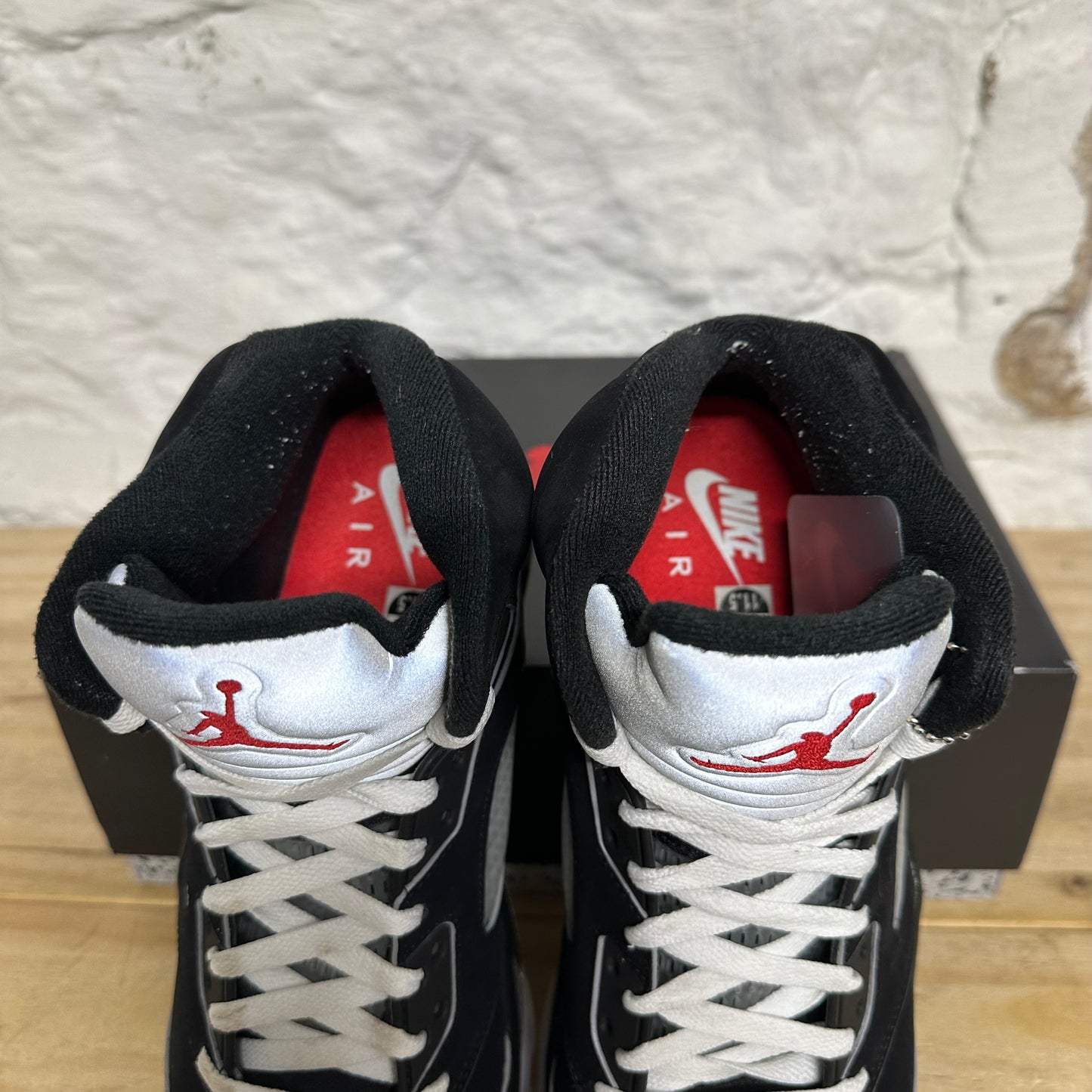 Air Jordan 5 Black Metallic Sz 11.5
