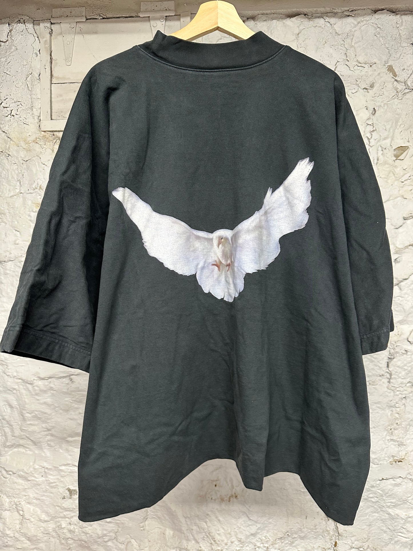 Yeezy Gap Dove Black T-Shirt Sz 2XL