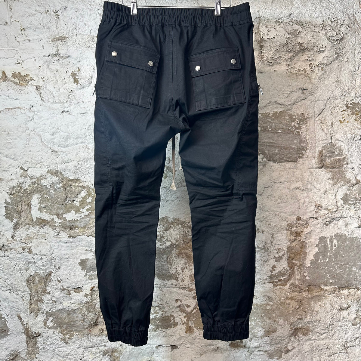 Rick Owens Bauhaus Black Cargo Pants Sz L