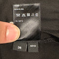 Amiri Plain Black Flare Denim Jeans Sz 36