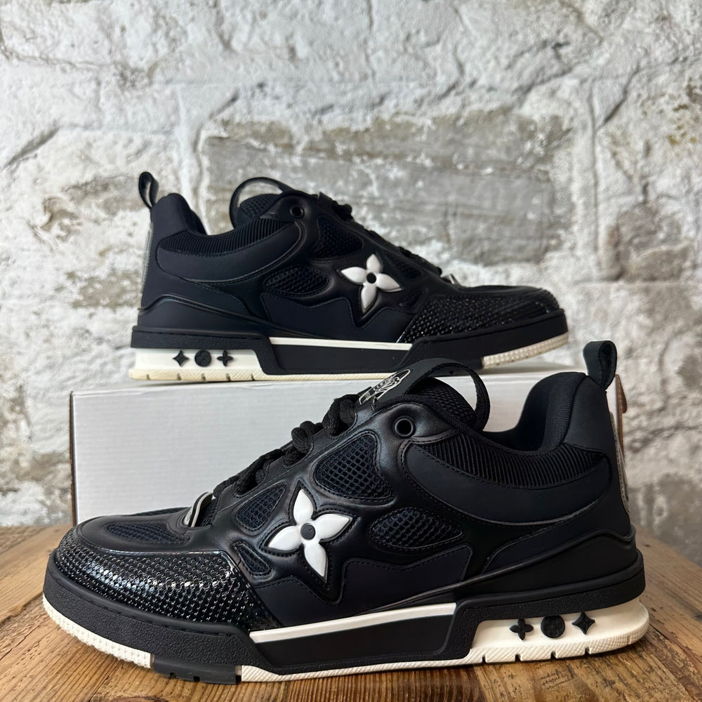 Louis Vuitton Black White Skate Sneaker Sz 11.5 (10LV)