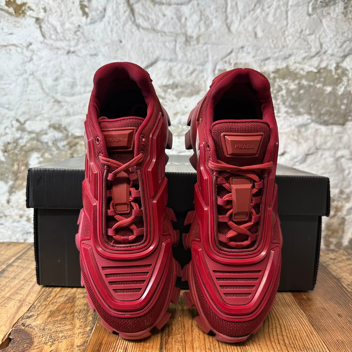 Prada Cloudbust Thunder Maroon Sneaker Sz 6