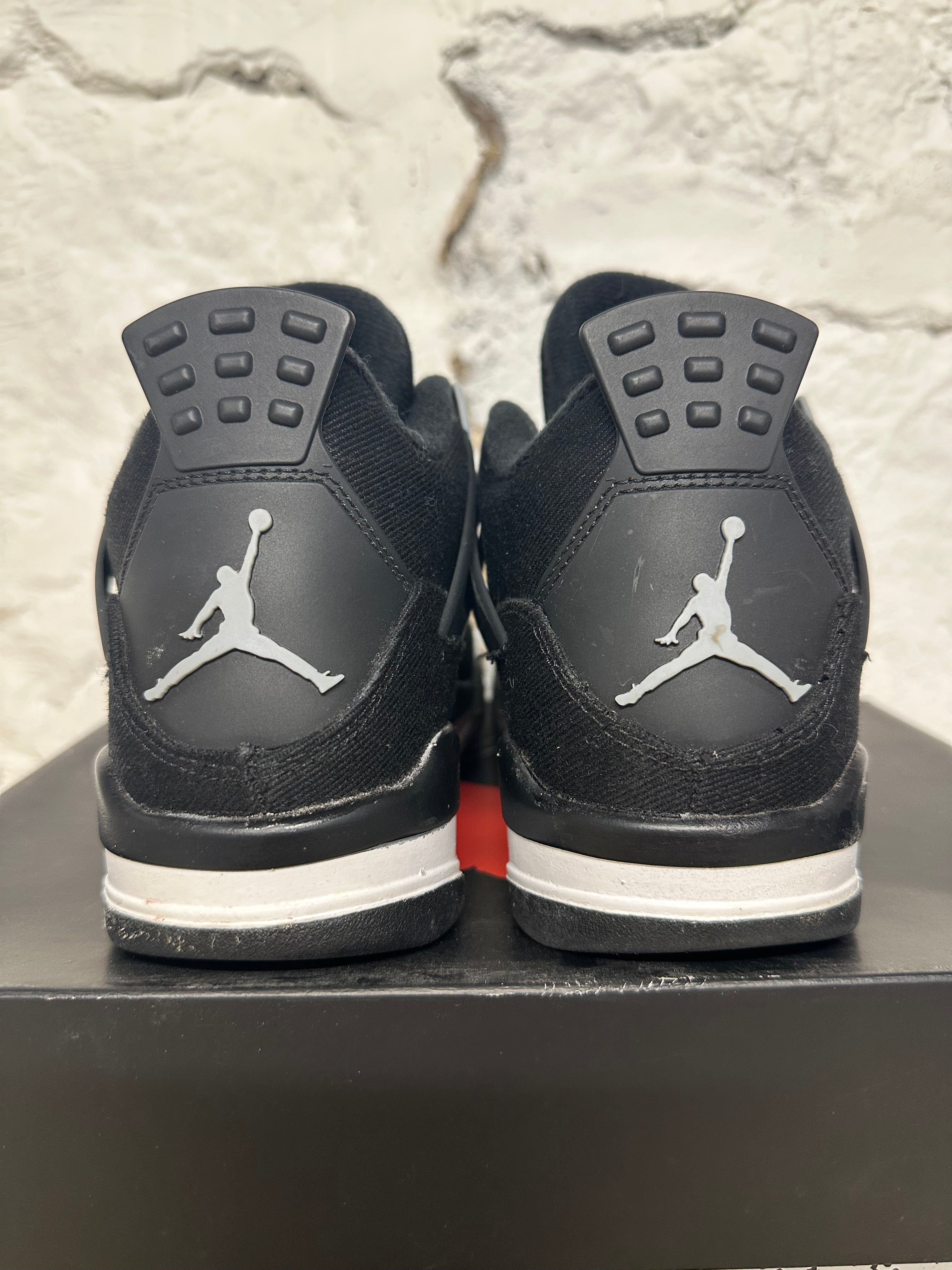 Air Jordan 4 Black Canvas Sz 6Y – The Gallery Online
