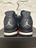 Air Jordan 4 Black Canvas Sz 6Y