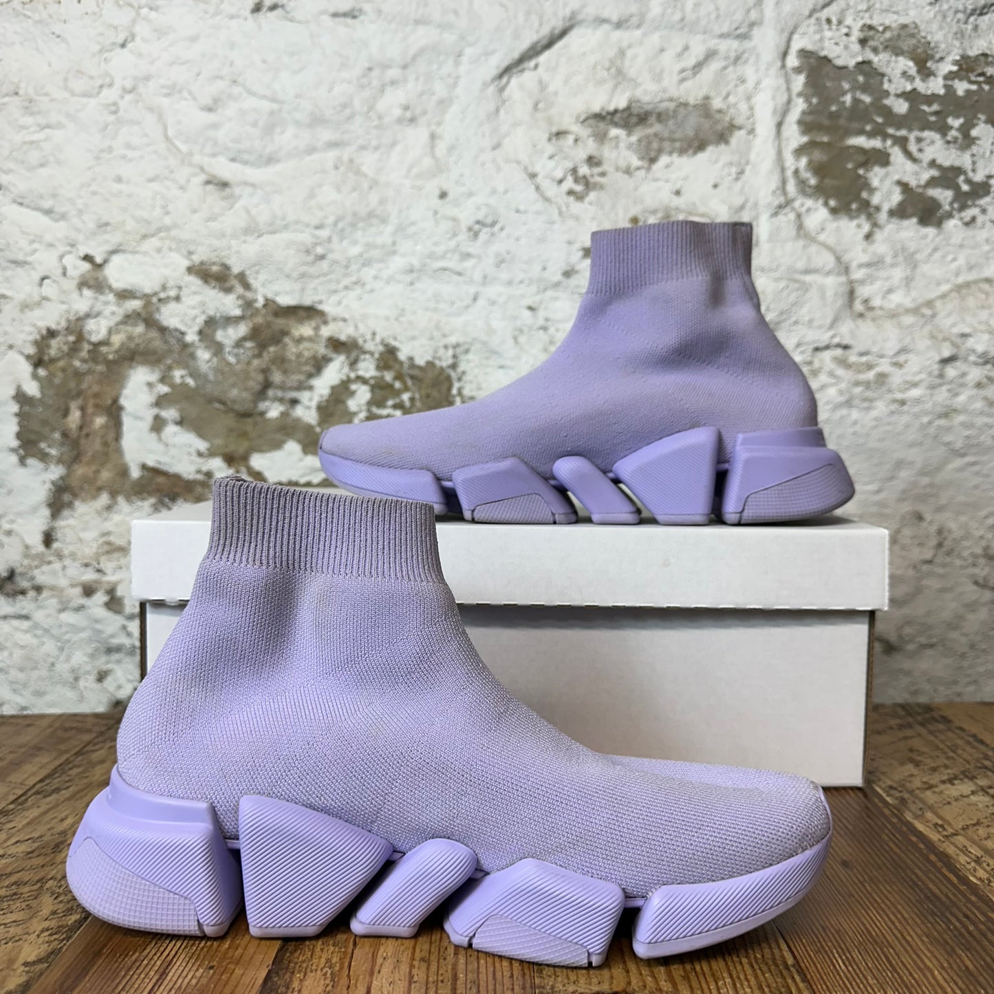 Balenciaga Sock Runner Lavender Sneaker Sz 6 (38)