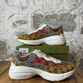 Gucci Rhyton Multicolor GG Monogram White Sneaker Sz 8