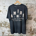 Amiri Cracked White Spell Black T-Shirt Sz M