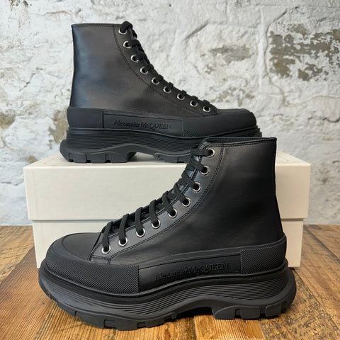 Alexander Mcqueen Black Tread Boot Sz 9 (42) DS