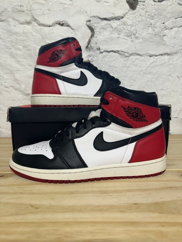 Air Jordan 1 High Black Toe Sz 10.5