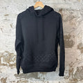Louis Vuitton Circle Cut Monogram Hoodie Black Sz XS